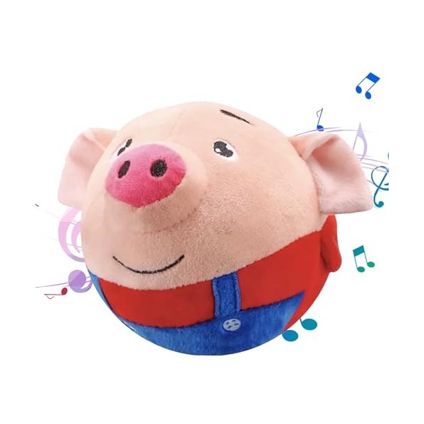 Peluche électrique chantante et rebondissante pour chiens | Balle pour chien, jouet pour chien, boule de nourriture | Jouet é