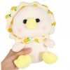 Vaguelly Petite Poupée Jaune Animal en Peluche Jouets en Peluche Jouet en Peluche Peluche Adorable Poupée en Peluche Animaux 