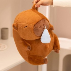 Jouet en peluche Capybara de dessin animé - Mignon et adorable Capybara Plushies Jeter Oreiller - Poupées en peluche Capybara