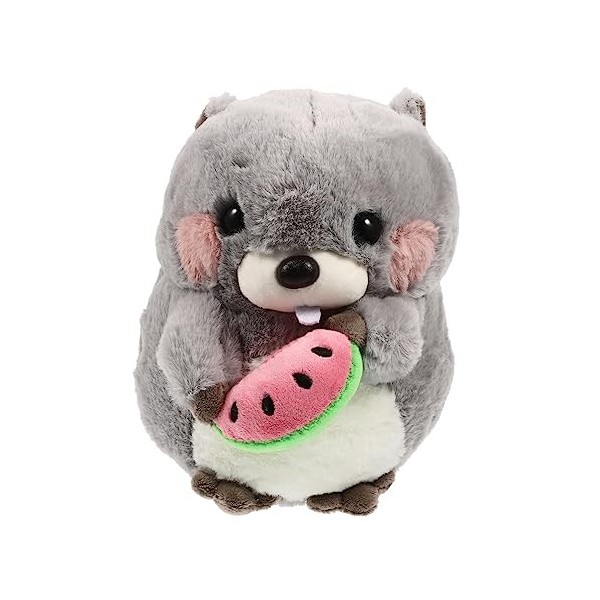 Toyvian Marmotte Poupée Oreiller pour Lit Bébé en Peluche Fille Cadeaux danniversaire Mignon Animaux en Peluche Marmotte en 