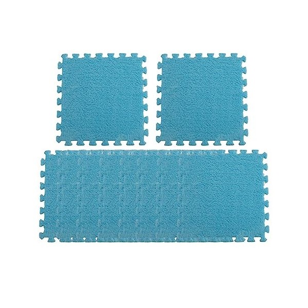 Amagogo 10x Tapis de Sol en Mousse Puzzle en Peluche Tapis de Sol en Mousse Anti-dérapant Tapis de Jeu Puzzle Tapis de Jeu po