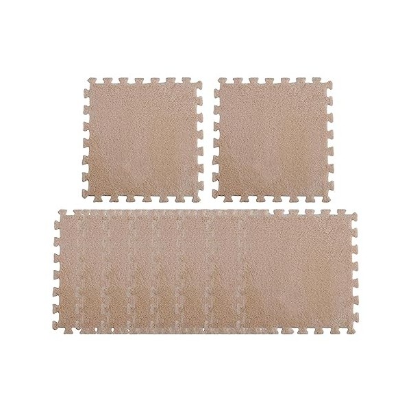 Amagogo 10x Tapis de Sol en Mousse Puzzle en Peluche Tapis de Sol en Mousse Anti-dérapant Tapis de Jeu Puzzle Tapis de Jeu po