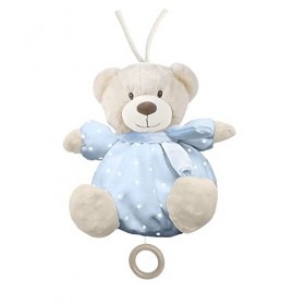 Peluche Musicale pour bébé - "Ours bleu"