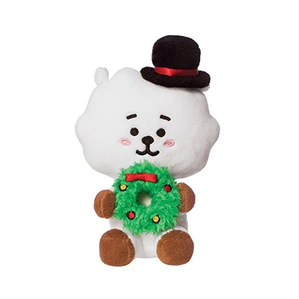 AURORA, 61490, BT21 Marchandises officielles RJ hiver, peluches, blanc et vert