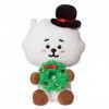 AURORA, 61490, BT21 Marchandises officielles RJ hiver, peluches, blanc et vert