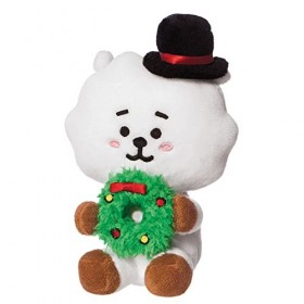 AURORA, 61490, BT21 Marchandises officielles RJ hiver, peluches, blanc et vert