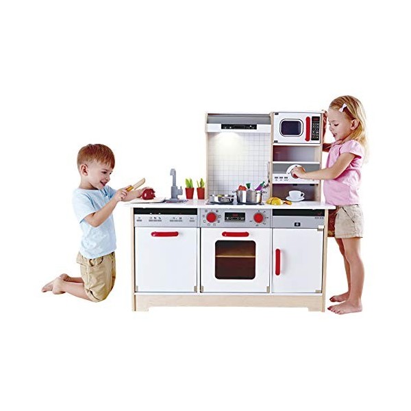 Hape All-In-1 Kitchen , Kitchen Role Play Toy Set for Children, 3 Years+