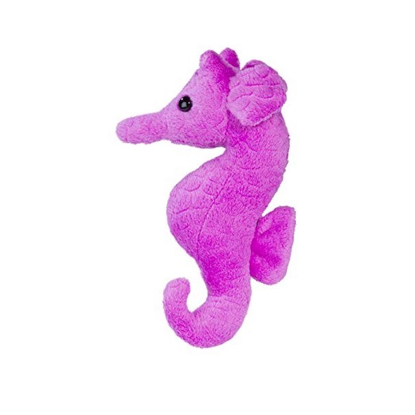 IMPEXIT Peluche Hippocampe dans Pochette Cadeau 9/8/6cm Bleu 