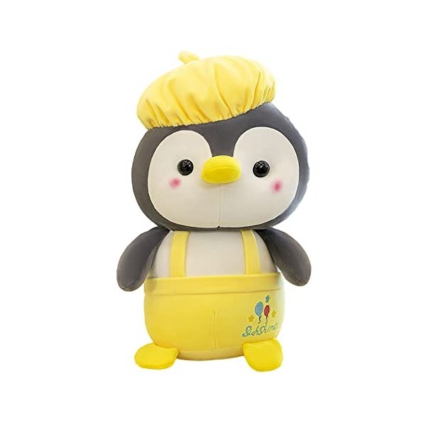 ISAKEN Peluches Kawaii Peluche Pingouin, Animal en Peluche Doux en Peluche Oreiller, Jouets de Confort de Sommeil pour Les To