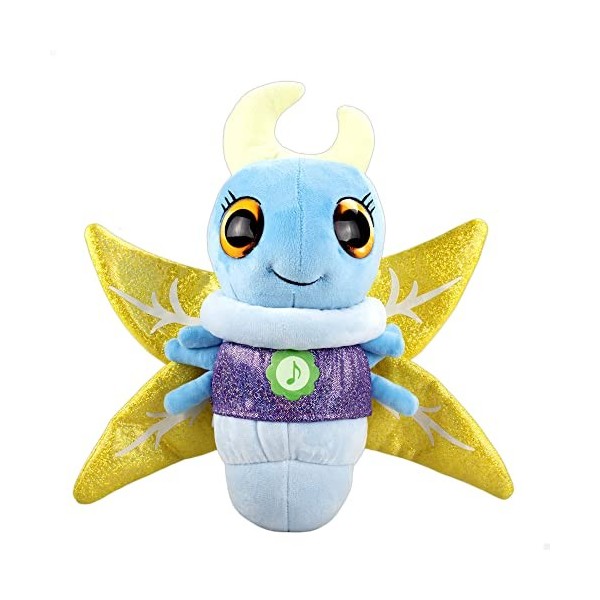 ColorBaby - Peluche Bleue Luciernaga avec lumière et Son Glowies, 25 cm, Multicolore 49961 