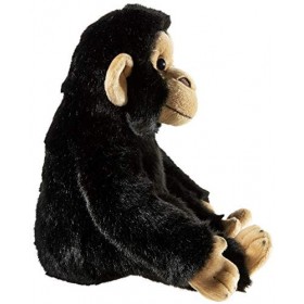 HEUNEC CLASSIC- Animal en Peluche, 238879, Noir