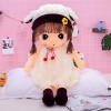 ITODA Bébé Enfant Fille Poupée de Chiffon Jouet Enfant Interactif Mignonne Poupée Peluche Jouet déveil Mini-Princesse Jouet 