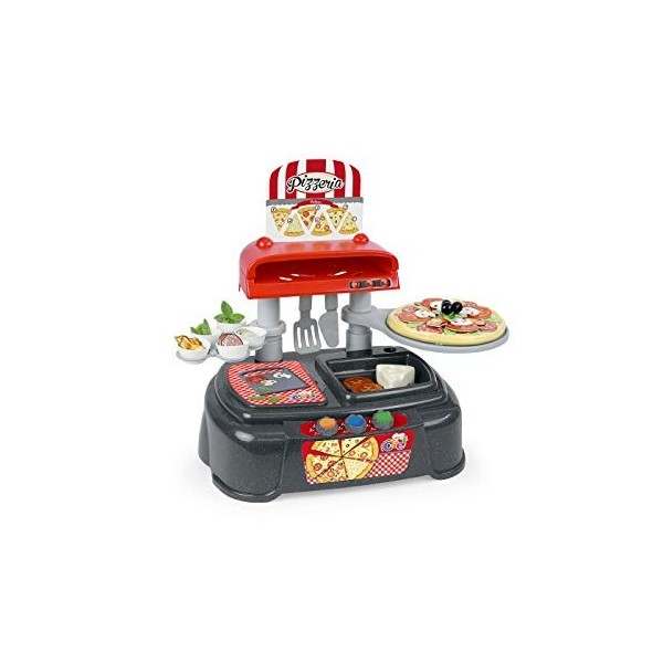 Chicos - Le Ptit Chef Pizzeria. Jeu dImitation pour Enfant. 37 Accessoires Inclus. +36 Mois. Ref. 83006