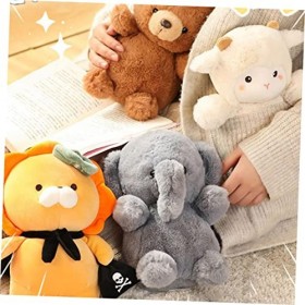 ERINGOGO Bébé Éléphant en Peluche Jouet Au Coucher Poupée en Peluche Animal en Peluche Interactif Jouet De Dessin Animé Cadea