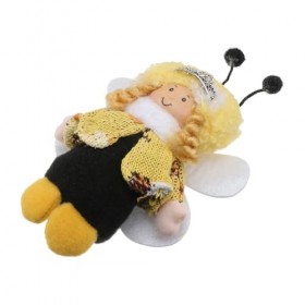 ibasenice 1 Pc Poupée Abeilles en Peluche Jouet en Peluche De Miel Décorations De Miel Nains De Miel Animaux en Peluche Pompo