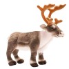 35 cm - Peluche de renne - Poupées réalistes - Élan de Noël Kawaii - Peluche de renne - Coussin câlin - Cadeau pour enfants