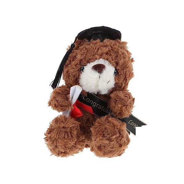 ERINGOGO Poupée Dr Ours Pompon De Graduation en Peluche Jouet Câlin Moelleux Poupée De Graduation 2022 Remise des Diplômes 20