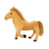 Jouets en peluche de cheval, jouet de cheval en peluche douce, animaux en peluche avec yeux 3D, cheval en peluche debout pour