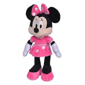 Disney - Minnie, 25 cm, Robe Rose, Peluche, à partir de 0 Mois