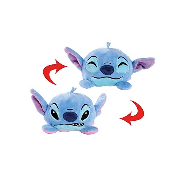 Simba- Disney-Reversible Stitch 8cm , 6315870316, Multicolour, Taille Unique