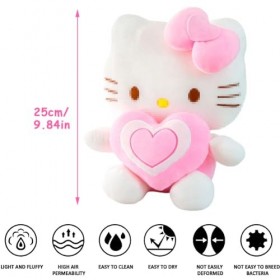 IOSCDH Peluche Hello Kit-Ty Animal Poupée Peluche Douce Doudou Poupée De Chiffon Plush Toys San-Rio Chat Dessin Animé Cadeau 