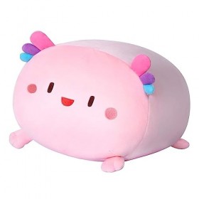 Mewaii 20 CM Peluche Coussin Oreiller danimaux Kawaii Poupée Jouets Salamandre Oreiller en Peluche de Câlin Doux Confort Noë