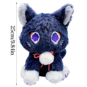 BJPERFMS Poupée en Peluche Genshin Impact de 25cm, Peluche Genshin, Genshin Impact Chat en Peluche, Jouet en Peluche Mignon, 