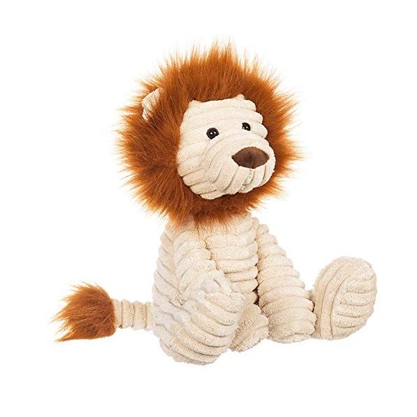 Apricot Lamb Jouet Velours Velours Corduroy Lion Peluche mollusque pour Enfants Corduroy Lion 23cm 