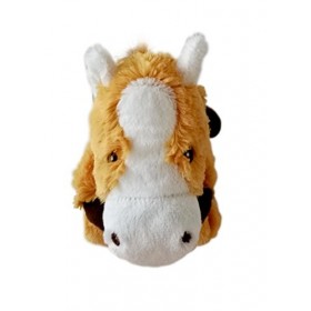 Neo Toys- Peluche bouillotte Cou Large Cheval, 200402
