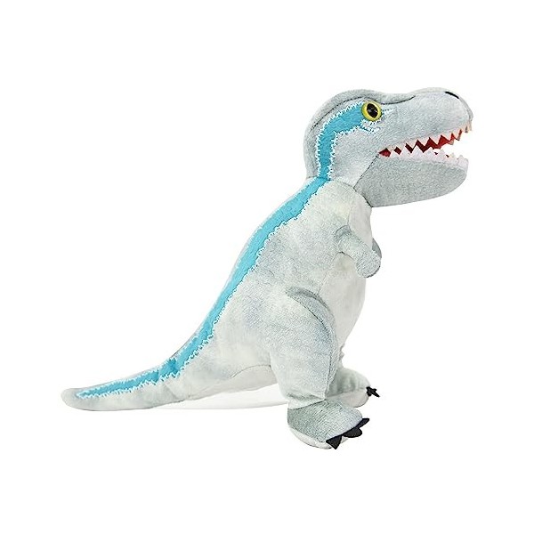 Kögler- Dinosaurier 90542-Peluche Dinosaure T-Rex en Gris, Peluche denviron 28 cm à câliner, 90542, Multicolore