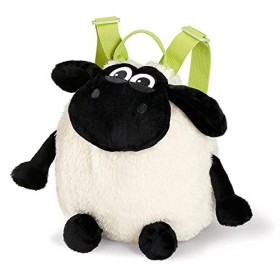 NICI Sac à Dos Timmy Le Mouton – Sacs en Peluche pour Filles, Garçons et Bébés – Sac à Dos Shaun Le Mouton en Peluche avec Br