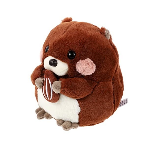 NOLITOY Marmotte Poupée Nouveauté Coussins Mignon Marmotte Hamster Animaux en Peluche Hamster en Peluche Poupée Hamster Oreil