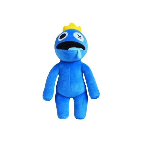 LUNAMY-Rainbow Friends Petit Homme Bleu Peluche PoupéE en Peluche Bleue Halloween Amis Bleus Animal en Peluche pour Fans et A