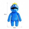 LUNAMY-Rainbow Friends Petit Homme Bleu Peluche PoupéE en Peluche Bleue Halloween Amis Bleus Animal en Peluche pour Fans et A