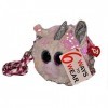 Ty- Sac à bandoulière Peluche Sequins 20cm-Diamond la Licorne, TY95132, Multicolore