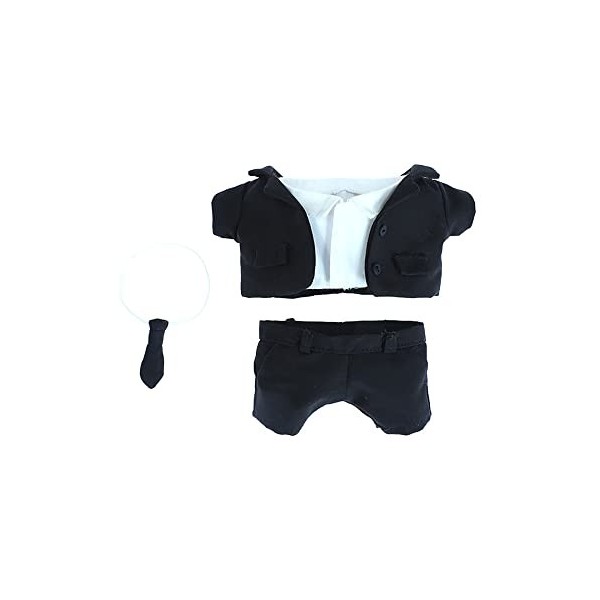 XiDonDon 20cm Vêtements de poupée Costume Mignon pour 20cm Jouets en Peluche Vêtements Accessoires de poupée en Coton Off-Wh