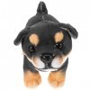 Veemoon Poupée Chien Rottweiler Animal en Peluche Bernedoodle Peluche pour Chien à Câliner Animal en Peluche Chiot Jouet Anim