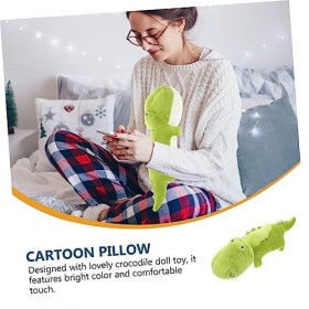 ERINGOGO Jouet Poupée Crocodile Oreiller en Peluche Crocodile Peluche Alligator Animal en Peluche Kawaii Joli Jouet en Peluch