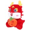 ERINGOGO Année De La Poupée Dragon Peluche Mascotte Dragon Poupée Animal du Zodiaque Dragon Chinois en Peluche Jouet De Drago