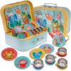 Jewelkeeper - Service à Thé pour Enfants, Dînette et Son Coffret Jouet, 15 Pièces - Modèle Safari