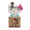 Hello Kitty Doctor Eco Plush 24 cm dans Une Pochette en Carton réutilisable - La Peluche est composée à 100% de matériaux rec