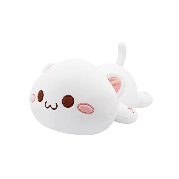 Peluche chat en peluche douce chat en peluche, jouets en peluche et peluches chaton en peluche coussin en peluche Kawaii cous