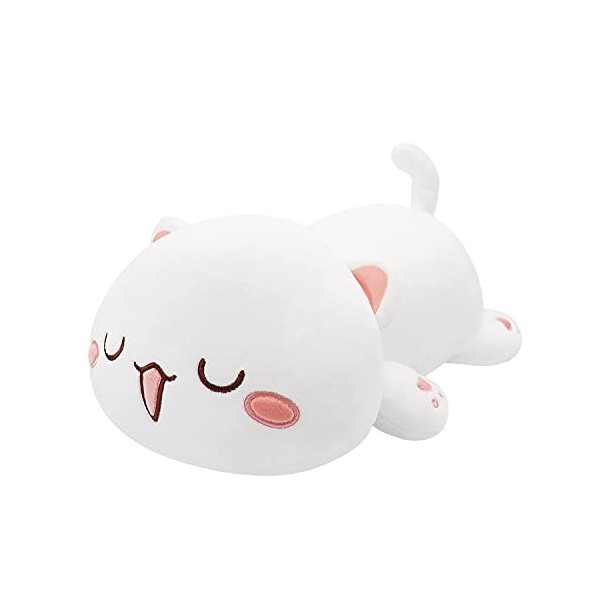 Peluche chat en peluche douce chat en peluche, jouets en peluche et peluches chaton en peluche coussin en peluche Kawaii cous