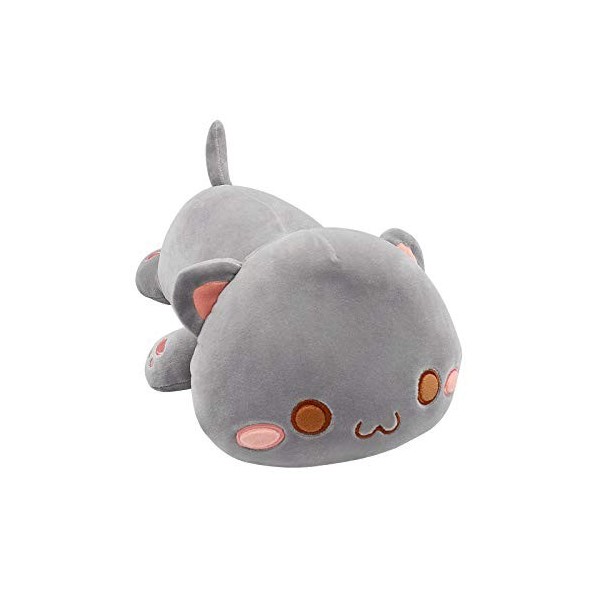 Peluche chat en peluche douce chat en peluche, jouets en peluche et peluches chaton en peluche coussin en peluche Kawaii cous