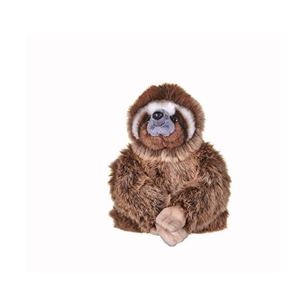 Posh Paws 12450 II Paresseux BBC Planet Earth Peluche Marron 25 cm