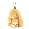 YISEVEN Porte-Clé Peluche Lapin de Pâques Clef Fourrure Pompon Doux Mignon Moelleux Animal Poupée Jouet Fille Petit Cadeau Fe