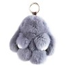 YISEVEN Porte-Clé Peluche Lapin de Pâques Clef Fourrure Pompon Doux Mignon Moelleux Animal Poupée Jouet Fille Petit Cadeau Fe