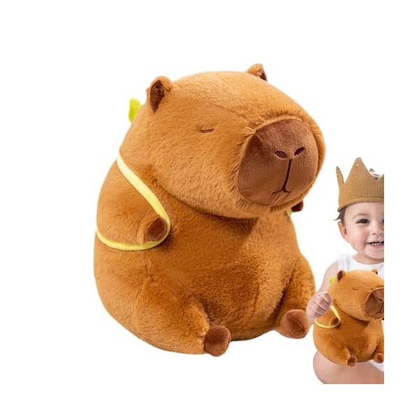 ORTUH Poupée en Peluche Capybara, Jouet en Peluche Capybara de Simulation, Joli Oreiller Capybara en Peluche, Jouet en Peluch