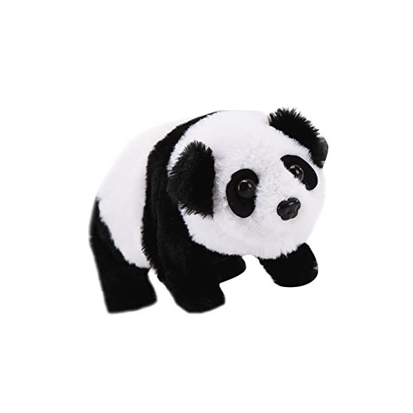 Jouet Électronique en Peluche, Jouet Électronique pour Chien / Chat / Panda / Lapin, Chien Qui Marche et Aboie Remuer la Queu