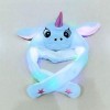 ifundom Licorne Chapeau Lapin Éclairage Oreille en Mouvement Saut Chapeau Lapin en Peluche Chapeau pour Femmes Filles Cosplay